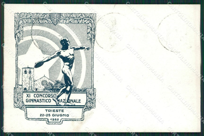 Trieste Sport Ginnastica Concoro Ginnico postcard cartolina KS4774 – fronte