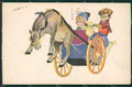 Artist Giemmepi Children Horse Degami postcard cartolina KS4821 – fronte