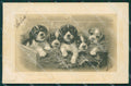 Artist Dog Puppies postcard cartolina KS4836 – fronte