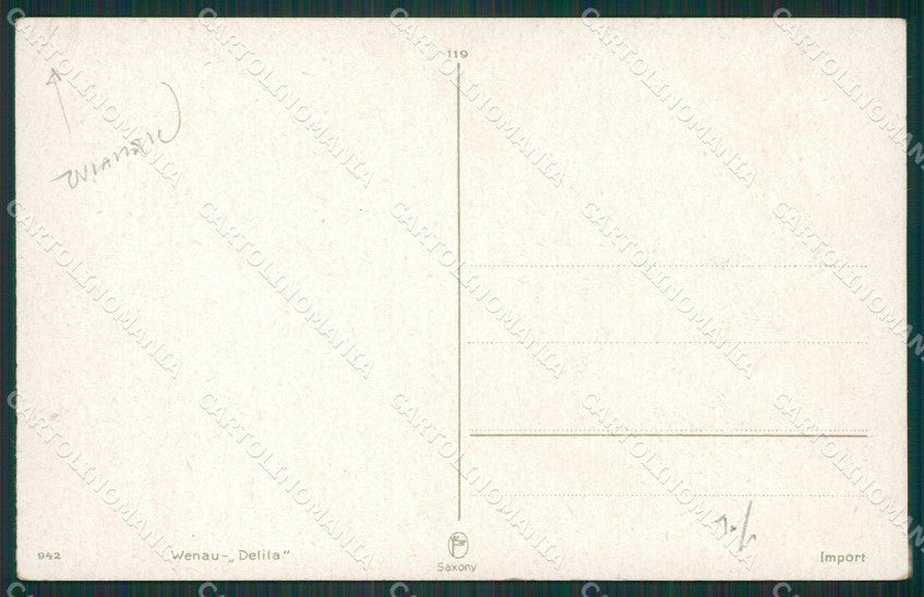Artist Dog Whippet CORNER CREASE postcard cartolina KS4841 – retro