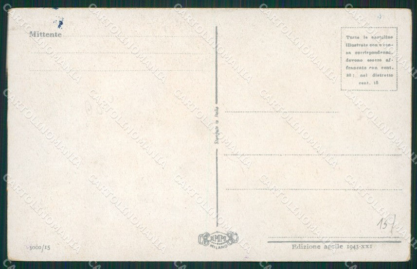 Artist Duke Spitz postcard cartolina KS4852 – retro
