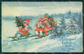 Artist Christmas Angel Children WSSB postcard cartolina KS4909 – fronte
