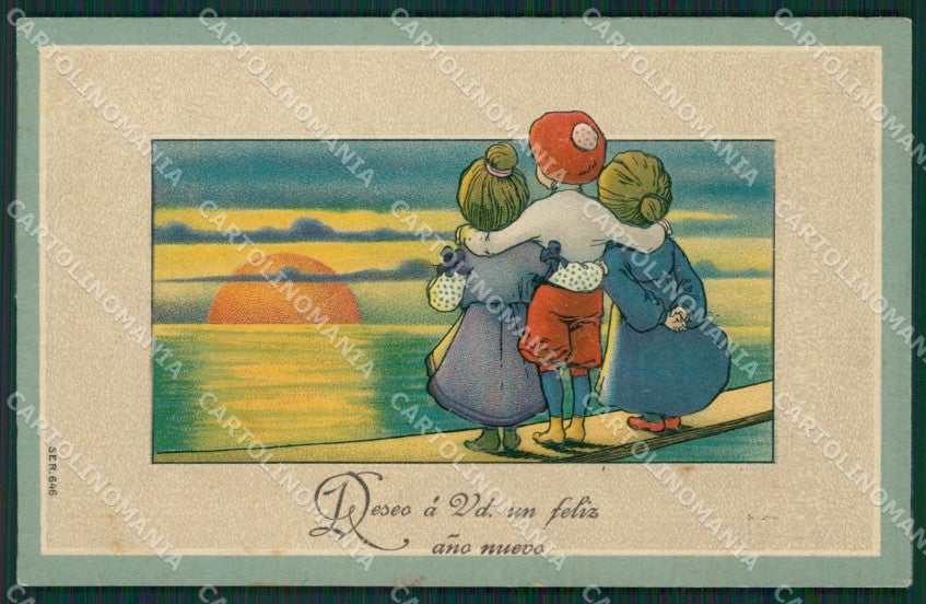 Artist Children Relief serie 646 postcard cartolina KS4914 – fronte