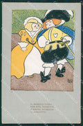 Artist Children Adrì Fancing serie 1091 postcard cartolina KS4918 – fronte