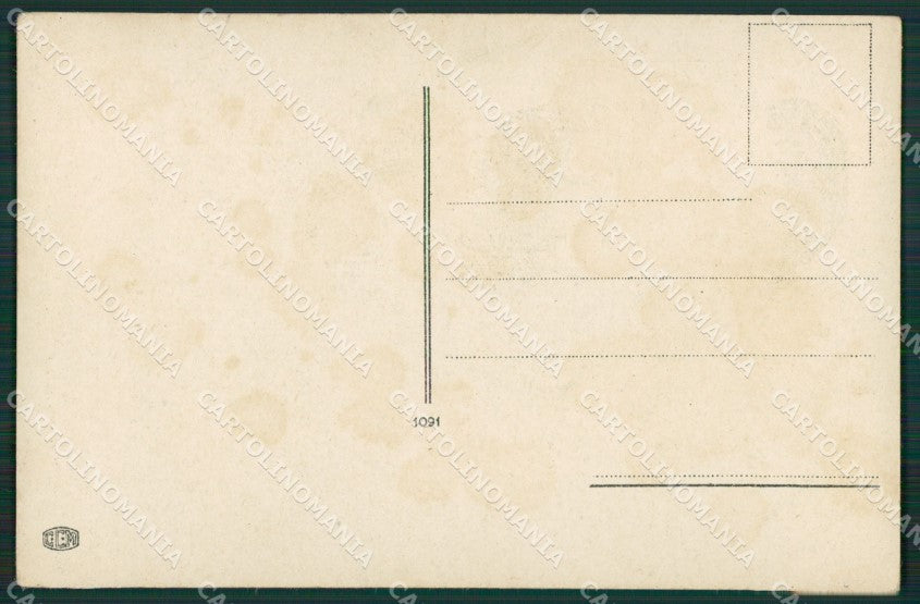 Artist Children Adrì Fancing serie 1091 postcard cartolina KS4918 – retro