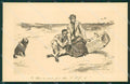 Artist Gibson Romantic Couple Lady postcard cartolina KS4935 – fronte