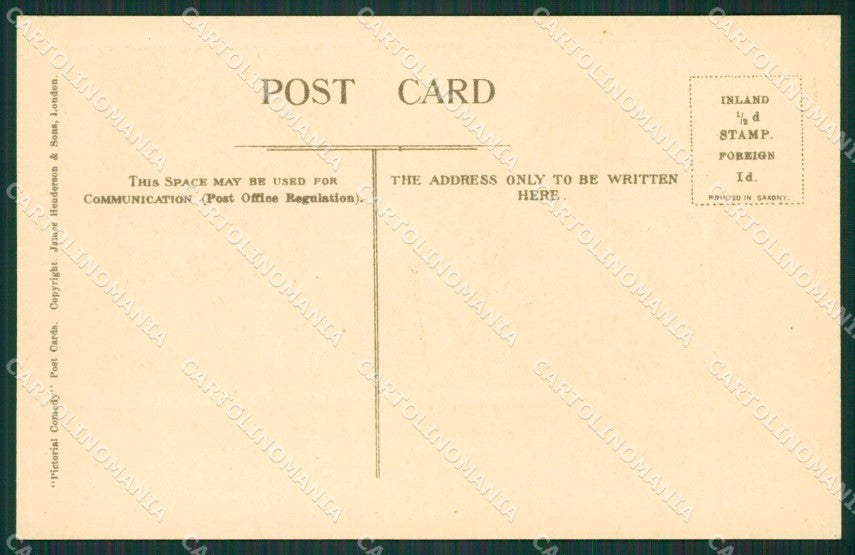 Artist Gibson Romantic Couple Lady postcard cartolina KS4935 – retro