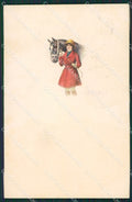 Artist Glamour Lady Horse serie 257 postcard cartolina KS5103 – fronte