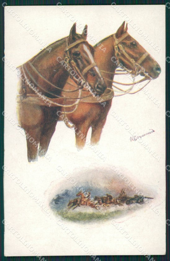 Artist Drummond Horse Raphael Tuck 8650 postcard cartolina KS5109 – fronte