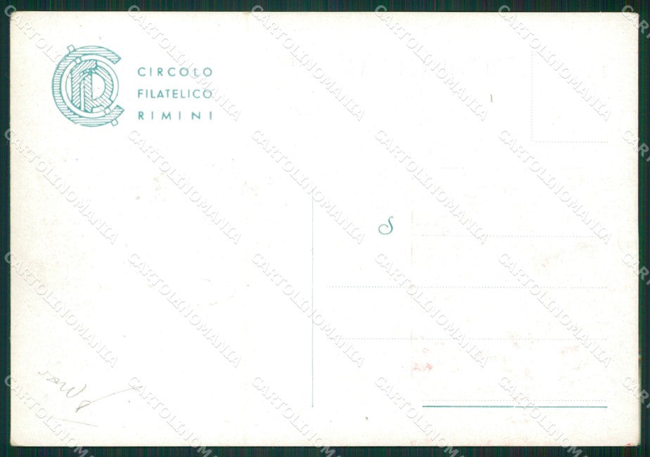 San Marino Maximum Ginnasta Riccione PIEGA FG postcard cartolina KS5119 – retro