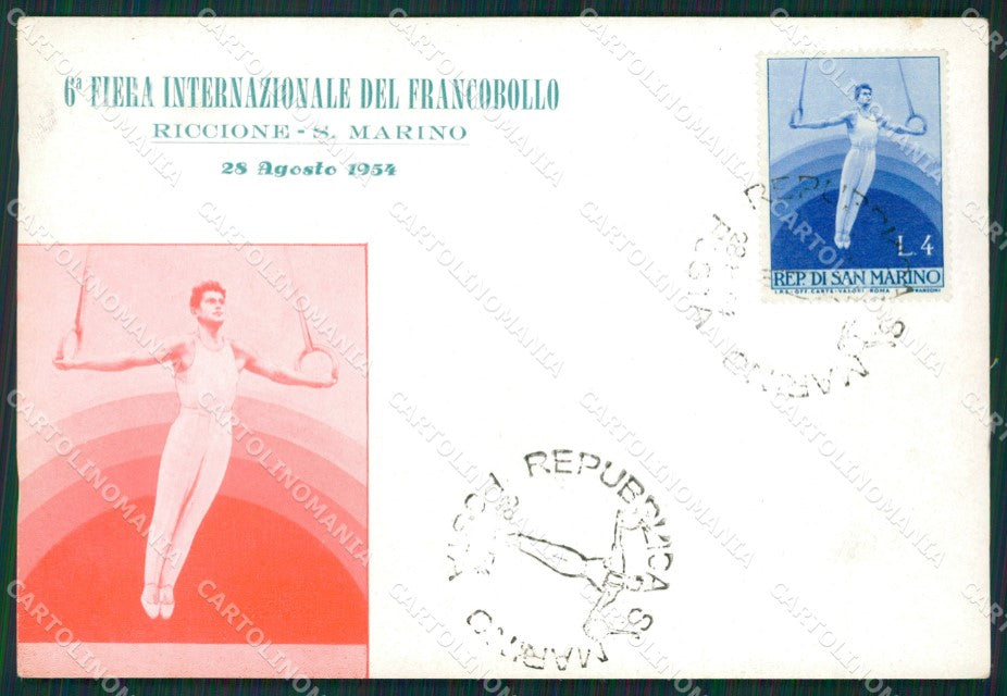 Repubblica San Marino Maximum Sport Ginnastica FG postcard cartolina KS5124 – fronte