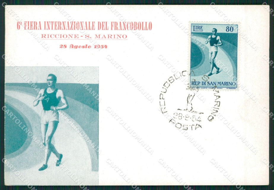 Repubblica San Marino Maximum Sport Maratona FG postcard cartolina KS5126 – fronte