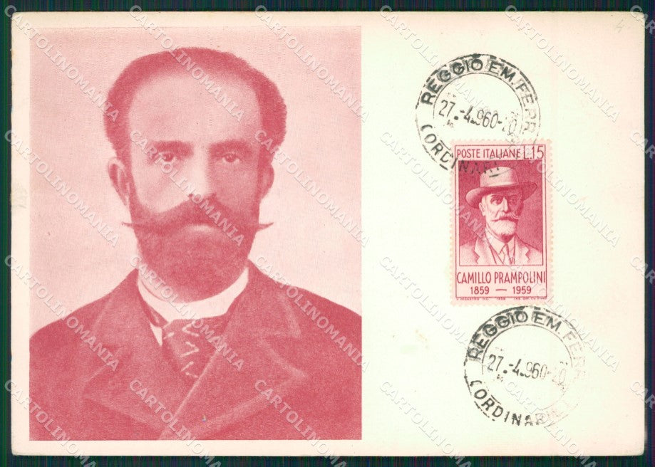 Politica Maximum Camillo Prampolini FG postcard cartolina KS5128 – fronte