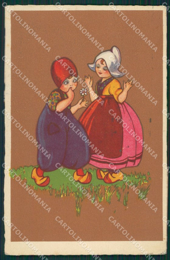 Artist Corbella Children Augurale Degami serie 746 postcard cartolina KS5217 – fronte
