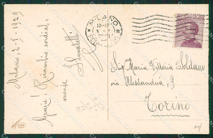 Artist Dalmonte Children Augurale Degami serie 1042 postcard cartolina KS5243 – retro