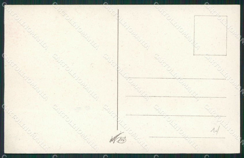 Artist Castelli Child Christmas Augurale Degami 814 postcard cartolina KS5251 – retro