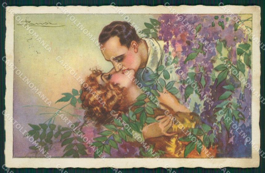 Artist Busi Lady Augurale Degami serie 672 postcard cartolina KS5267 – fronte