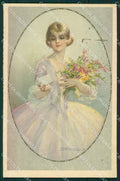 Artist Corbella Lady Augurale Degami serie 2250 postcard cartolina KS5302 – fronte