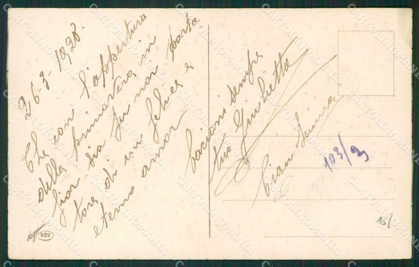 Artist Corbella Lady Easter Augurale Degami 1122 postcard cartolina KS5324 – retro