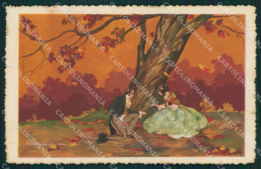 Artist Corbella Lady Art Deco Augurale Degami 869 postcard cartolina KS5373 – fronte