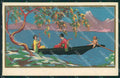 Artist Corbella Lady Geisha Art Deco Degami 1026 postcard cartolina KS5432 – fronte