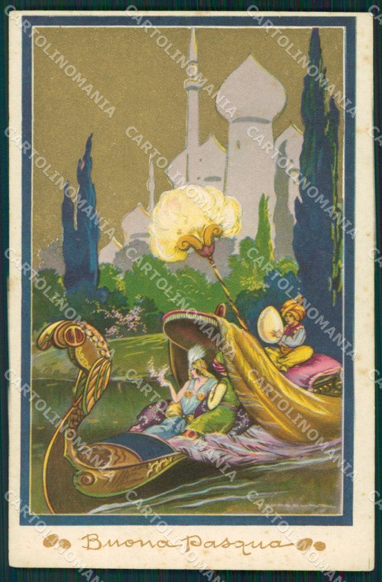 Artist Corbella Lady Art Deco Degami 1118 postcard cartolina KS5444 – fronte