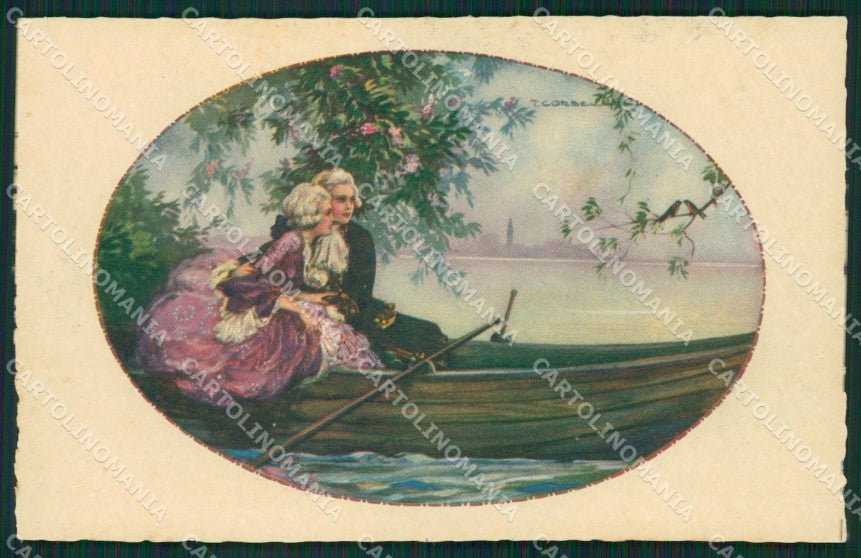 Artist Corbella Lady Venezia Augurale Degami 694 postcard cartolina KS5567 – fronte