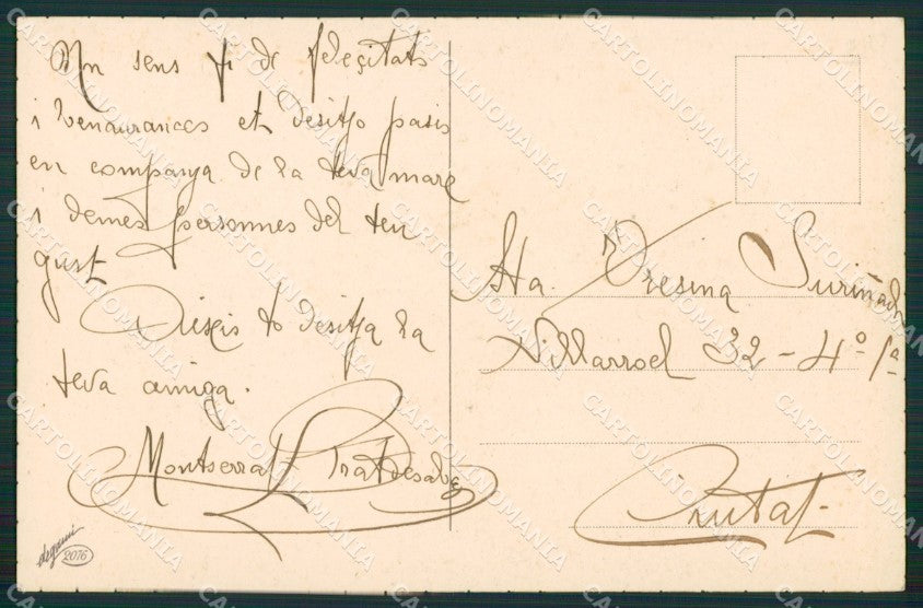 Artist Corbella Lady Venezia Augurale Degami 2076 postcard cartolina KS5570 – retro