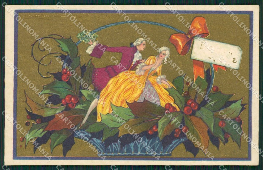 Artist Corbella Lady Augurale Degami 3054 postcard cartolina KS5597 – fronte