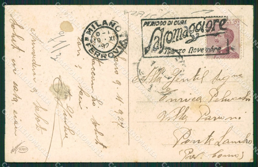 Artist Corbella Lady Augurale Degami 1085 CREASE postcard cartolina KS5610 – retro