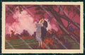 Artist Corbella Lady Augurale Degami 66 CREASED postcard cartolina KS5644 – fronte