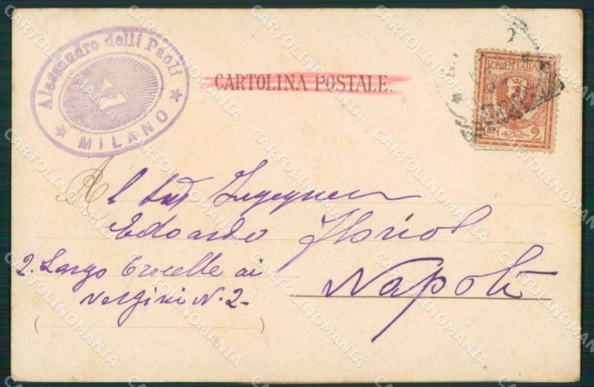 Artist Mazza Fiera delle Bambole Milano Commemorativa postcard cartolina KS5678 – retro