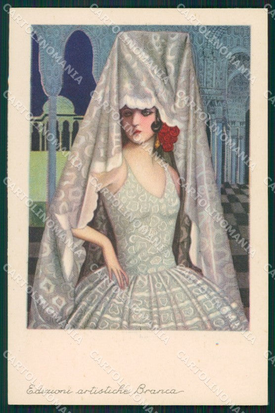 Artist Nanni Adv Pubblicitaria Fernet Branca Sevilla postcard cartolina KS5689 – fronte