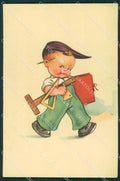 Maria Pia Child Goliardia Università serie 3120 postcard cartolina KS5702 – fronte