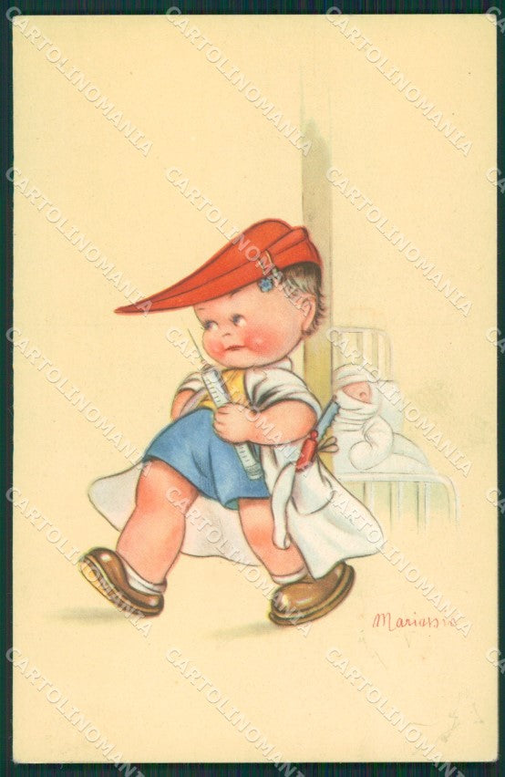 Maria Pia Child Goliardia Università serie 3118 postcard cartolina KS5703 – fronte