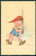 Maria Pia Child Goliardia Università serie 3118 postcard cartolina KS5703 – fronte
