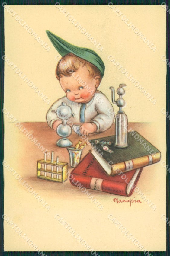 Maria Pia Child Goliardia Università serie 3121 postcard cartolina KS5705 – fronte