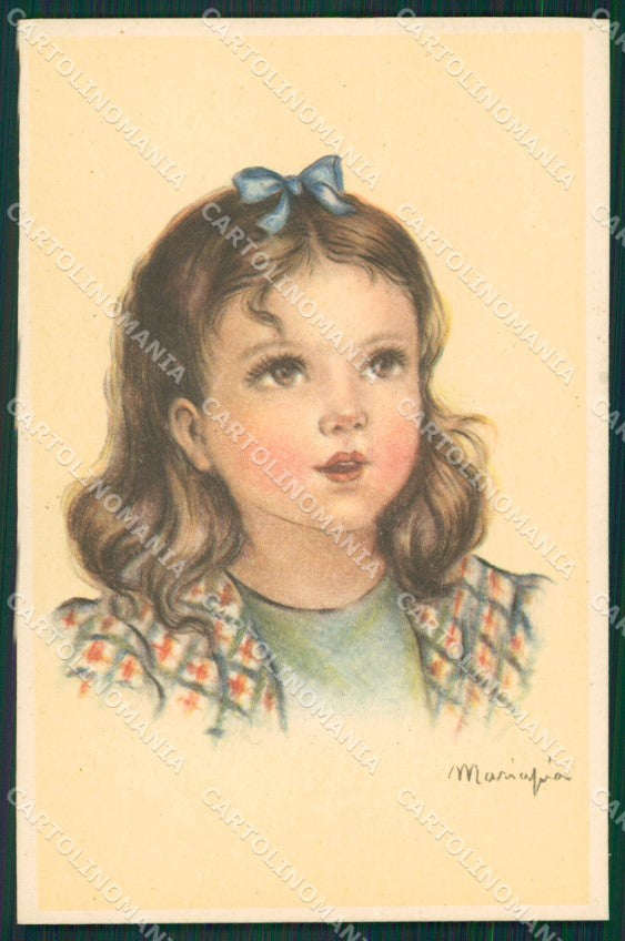 Maria Pia Girl serie 216 postcard cartolina KS5714 – fronte