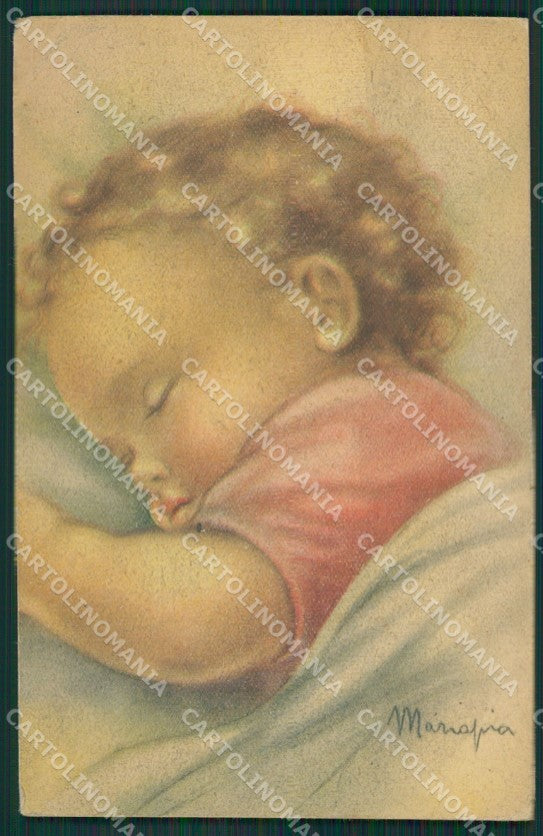 Maria Pia Child Baby serie 9015 CREASE postcard cartolina KS5727 – fronte