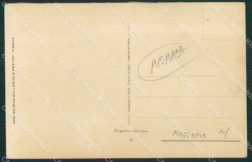 Maria Pia Girl ABRADED postcard cartolina KS5730 – retro