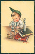 Maria Pia Child Goliardia Università Chemistry serie 3121 cartolina KS5732 – fronte