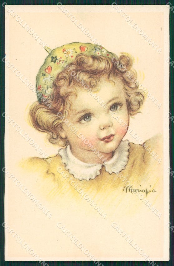 Maria Pia Girl serie 216 postcard cartolina KS5733 – fronte