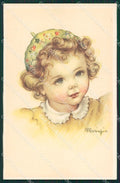 Maria Pia Girl serie 216 postcard cartolina KS5733 – fronte