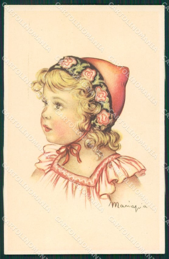 Maria Pia Girl serie 216 postcard cartolina KS5734 – fronte