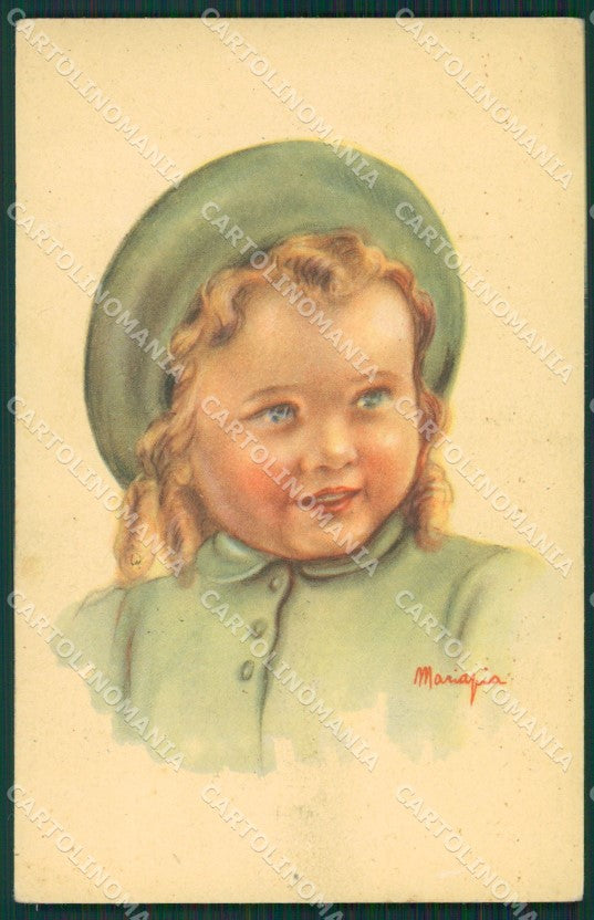 Maria Pia Girl serie 9016 postcard cartolina KS5749 – fronte