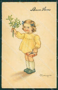 Maria Pia Girl Augurale serie 9097 postcard cartolina KS5758 – fronte