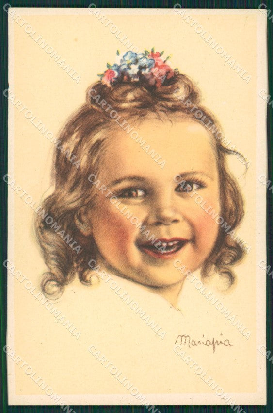 Maria Pia Girl postcard cartolina KS5767 – fronte