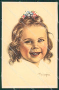 Maria Pia Girl postcard cartolina KS5767 – fronte