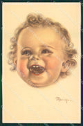Maria Pia Child Baby postcard cartolina KS5769 – fronte