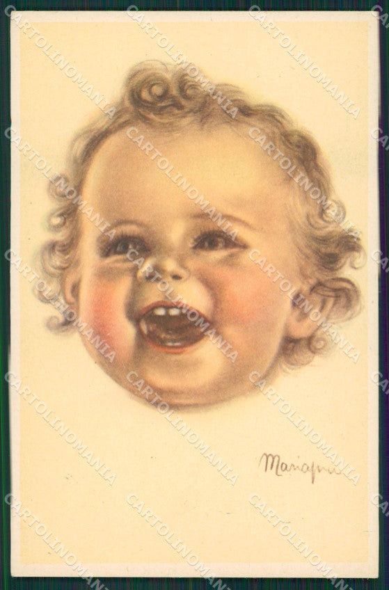 Maria Pia Child Baby postcard cartolina KS5769 – fronte